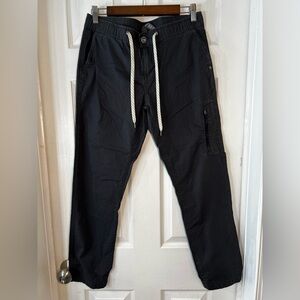 Vuori Women’s Ripstop Pants Gray Size M  Drawstring Tapered Leg Hiking Outdoor